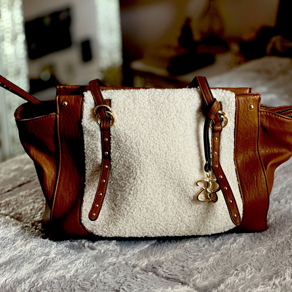 Jessica Simpson Almond Brown Vienna Satchel